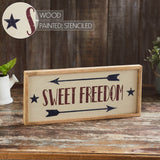 Sweet Freedom Wooden Sign-Lange General Store