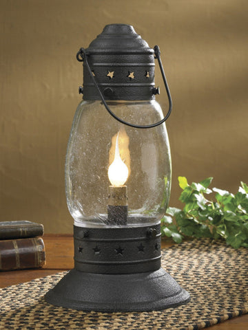 Tall Black Onion Lamp-Lange General Store