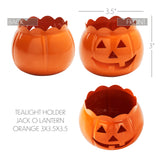 Tealight Holder Jack-O-Lantern-Lange General Store