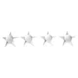 Tealight Holder Star Antique White Set of 4-Lange General Store