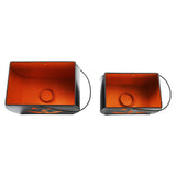 Tealight Holders Trick Or Treat Black Set of 2-Lange General Store