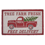 Tree Farm Truck Door Mat-Lange General Store