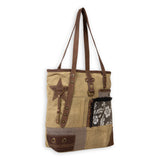 Vintage Intrigue Patchwork Tote Bag-Lange General Store