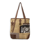 Vintage Intrigue Patchwork Tote Bag-Lange General Store