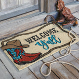 Welcome Y'all Door Mat-Lange General Store