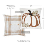 Wheatberry Pumpkin Pillow-Lange General Store