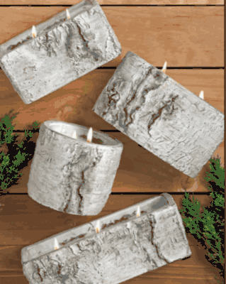 White Woods Pottery Candles-Lange General Store