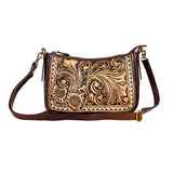 Whitley Way Hand-Tooled Bag-Lange General Store