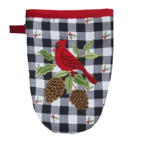 Winter Cardinal Grabber Mitt-Lange General Store