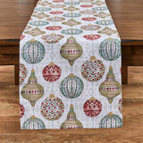 Winter Ornament Table Runner 72"-Lange General Store