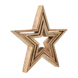 Wooden Nested Stars Natural 3-in-1-Lange General Store