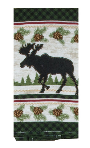 Woodland Moose Terry Towel-Lange General Store