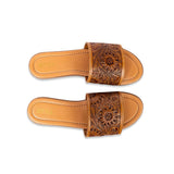 Xena Hand Tooled Sandals-Lange General Store