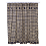 Navy Star Shower Curtain-Lange General Store